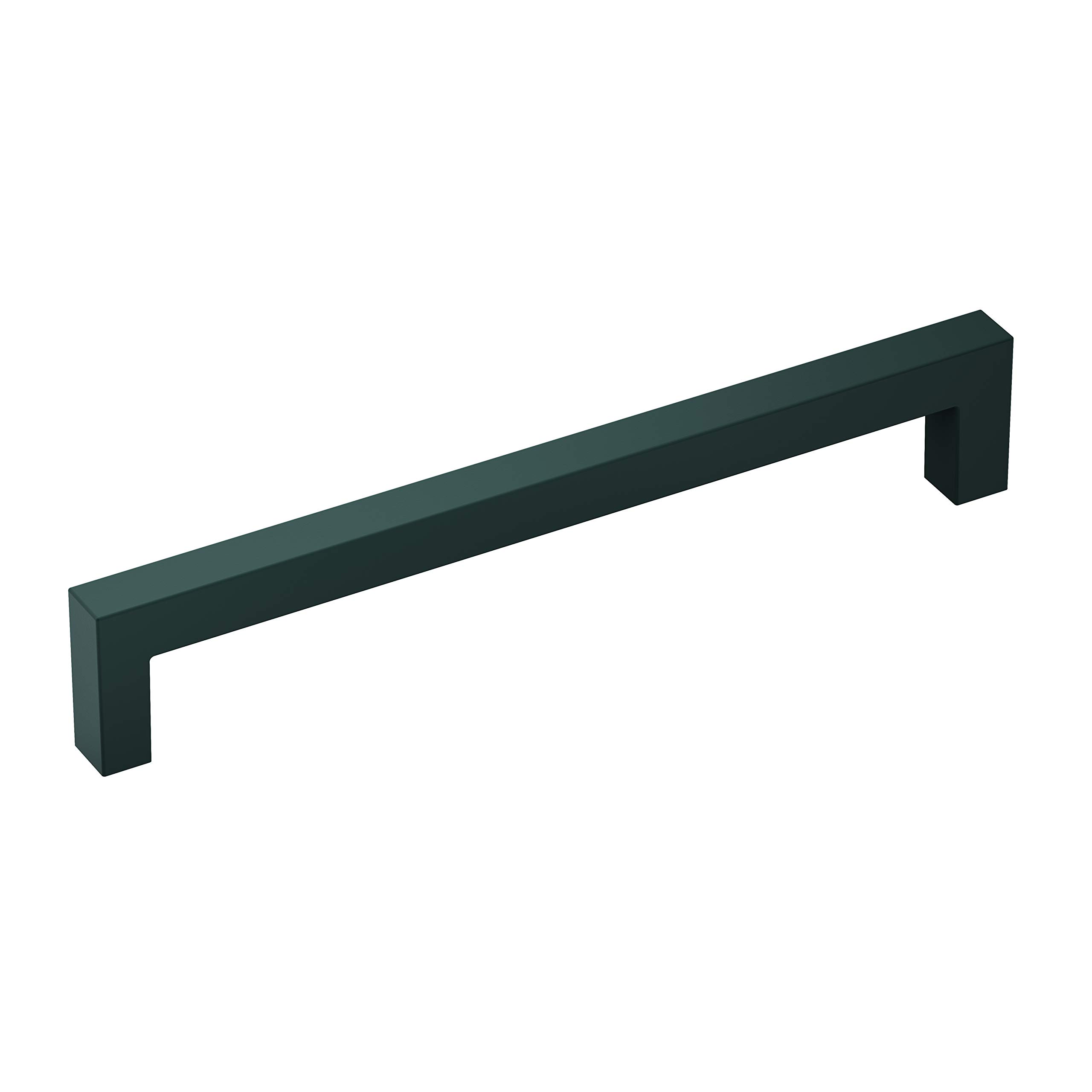 Photo 1 of Amerock | Cabinet Pull | Matte Black | 6-5/16 inch (160 mm) Center-to-Center | Monument | 1 Pack | Drawer Pull | Drawer Handle | Cabinet Hardware