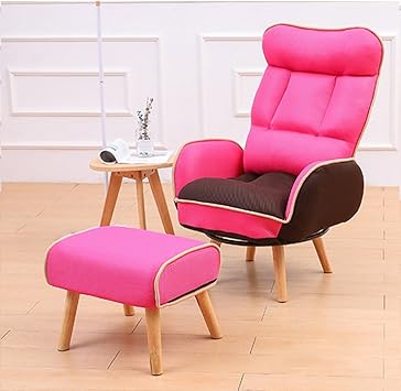 Amazon Brisk 怠惰なソファ授乳椅子乳房チェア妊婦チェア折りたたみチェアファッションカジュアルサンラウンジ 色 Rose Red Sofa Pedal ロッキングチェア オンライン通販
