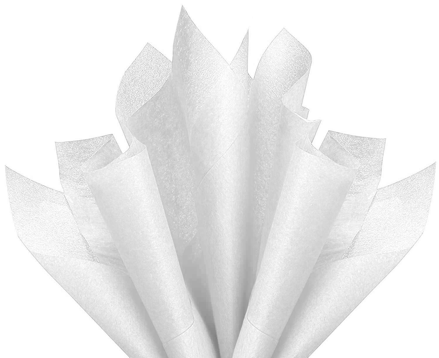 Premium Quality Gift Wrap Paper Basic Solid White Bulk Tissue Paper 15