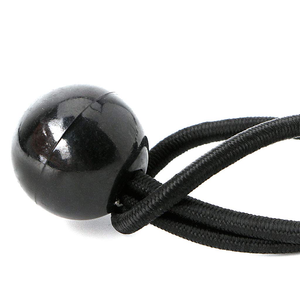 Kalttoy 10pcs Flag Pole Clip Ball Bungee Cord Ties Rope Attach