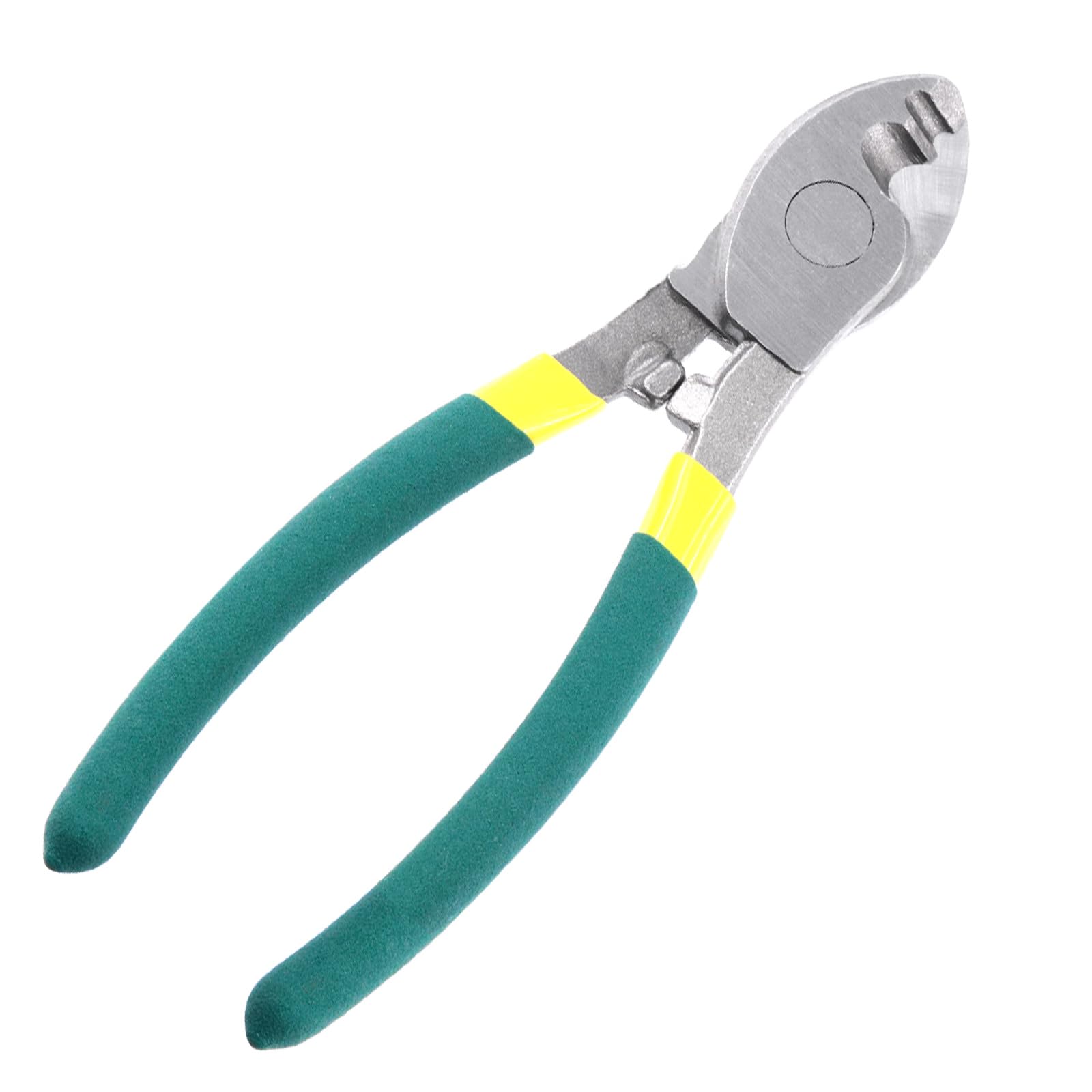 Swpeet 1PCS Heavy Duty Stainless Steel 6 Inch Cable Cutters, Cable Wire Cutters High Leverage Cutter, Wire Rope Cutter for Cutting Aluminum, Copper, Wire, Communications Cable