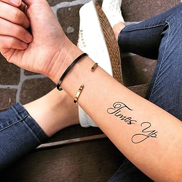 Amazoncom Emma Watson Times Up Temporary Fake Tattoo
