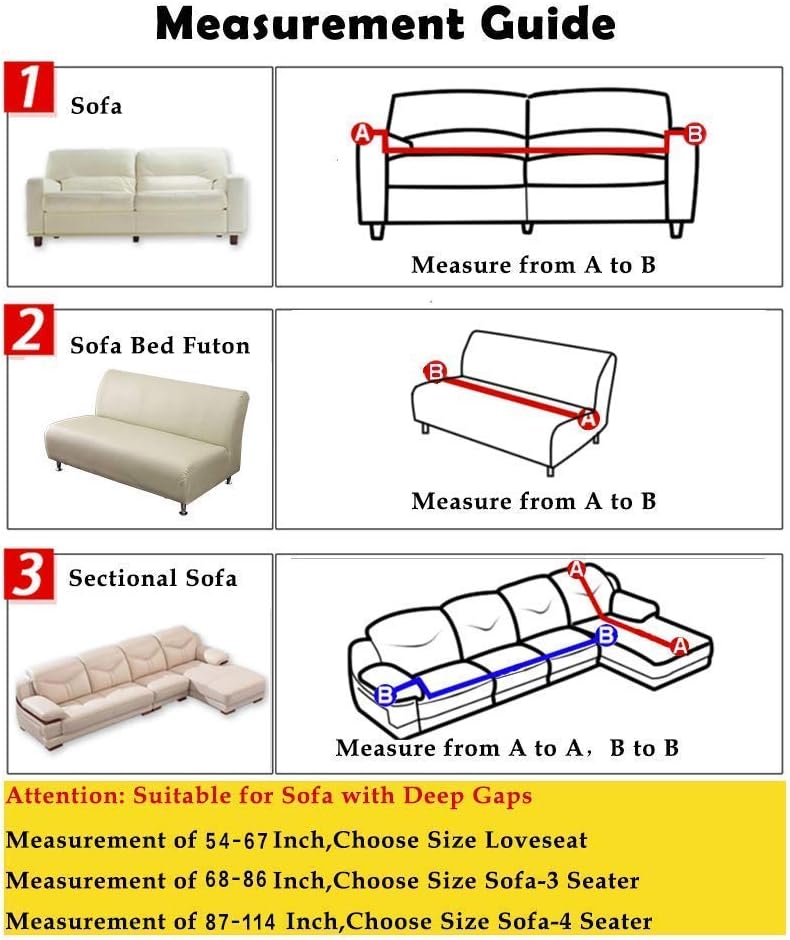 nordmiex Stretch Sofa Slipcovers Fitted Furniture Protector Printed Sofa Cover Stylish Fabric Couch Cover with 2 Pillowcases for 2 Cushion Couch(Loveseat-2 Seater,Geometric): Home & Kitchen