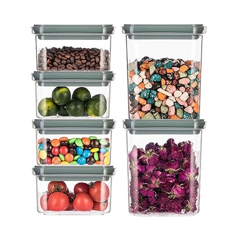 PENGJIE Recipiente De Plástico para Alimentos. Refrigerador ...