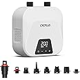 CYCPLUS 20PSI High Pressure Smart SUP Air Pump, Rechargeable Battery-Powered, Intelligent Dual Stage Inflation & Deflation, Auto-Off Air Pump for Stand Up Paddle Boards,Surfing Kite, Tent, Mattress