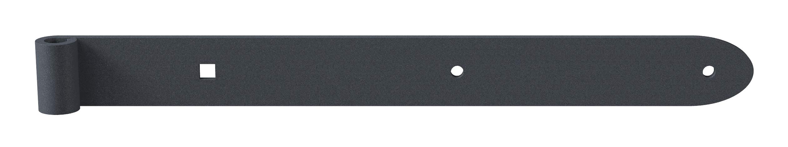 Gah-Alberts Ovado Door Hinge Zinc-Coated and Plastic-Coated Basalt Grey Rolle 13 mm / 400 mm