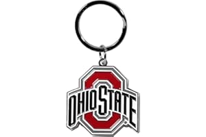 Siskiyou Sports NCAA Chrome and Enameled Key Chain
