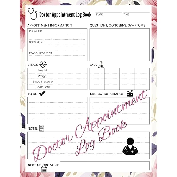 medical-appointment-log-book-cute-record-book-gift-for-any-patient-to-organize-and-keep-track-of-medical-appointments-morse-press-dale-amazon-com-books for Free Printable Medical Appointment Log Medical Appointment Log Book: Cute Record book Gift for Any Patient to Organize and Keep Track of Medical Appointments: Morse Press, Dale: Amazon.com: Books for Free Printable Medical Appointment Log