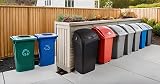 Easy Shopping 60L Swing Bin Black with Curved Lid Plastic Dustbin view 9