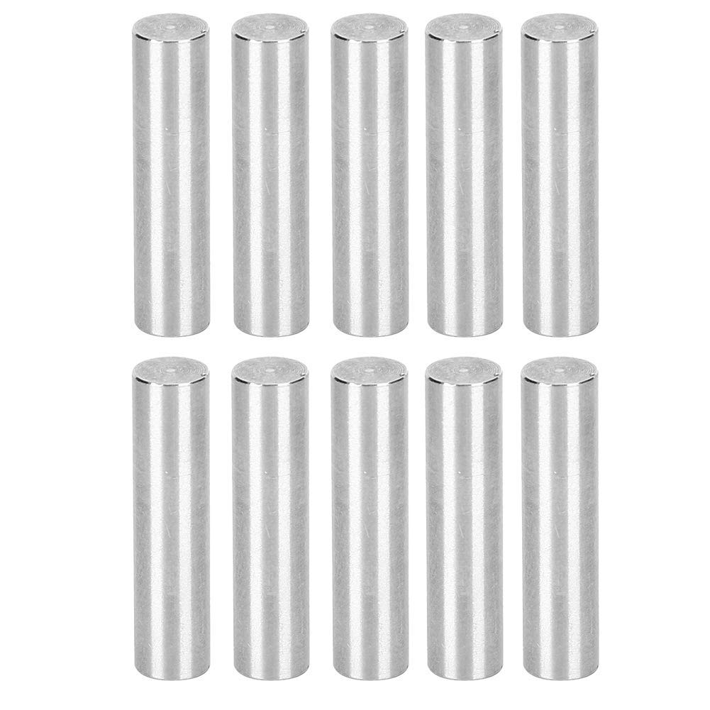 10Pcs Metal Round Shaft, 4100‑0006‑0025 Stainless Steel Rod, 6mm Smooth Rod, with Corrosion Resistance, Compatible for LEGO/TETRIX Robots, FTC/FRC/First/FLL/WRO