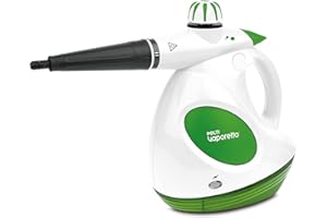 POLTI Easy Plus Steam Cleaner for Home Use - Portable Steamer for Cleaning with 7 Attachments - Works for Grout, Kitchen Countertop, Car Detailing, Furniture Upholstery