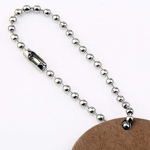 BronaGrand 12pcs Nickel Beaded Ball Chain Necklaces Pull