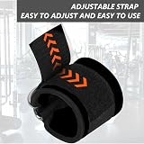 Flintronic Ankle Straps for Cable Machine with Double D-Rings Neoprene Padding view 3