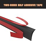 Zayejod 1M Black Silicone Shower Tray Sealing Strip Beading 2.5cm with 2 view 3