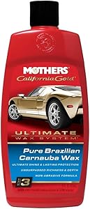 Mothers 05750 California Gold Pure Brazilian Carnauba Liquid Wax (Ultimate Wax System, Step 3) - 16 oz.