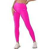 PaletteFit No Front Seam Workout Leggings for Women, High Waisted Yoga Pants 7/8 Length Leggings with Hidden Pocket