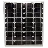 50 Watt Monocrystalline Solar Panel - Mighty Max Battery brand product