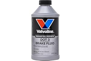 Valvoline DOT 3 Synthetic Brake Fluid with High Boiling Point, Corrosion Protection, Vapor Lock Resistance, Compatible with ABS, Disc and Drum Brake Systems, 12oz