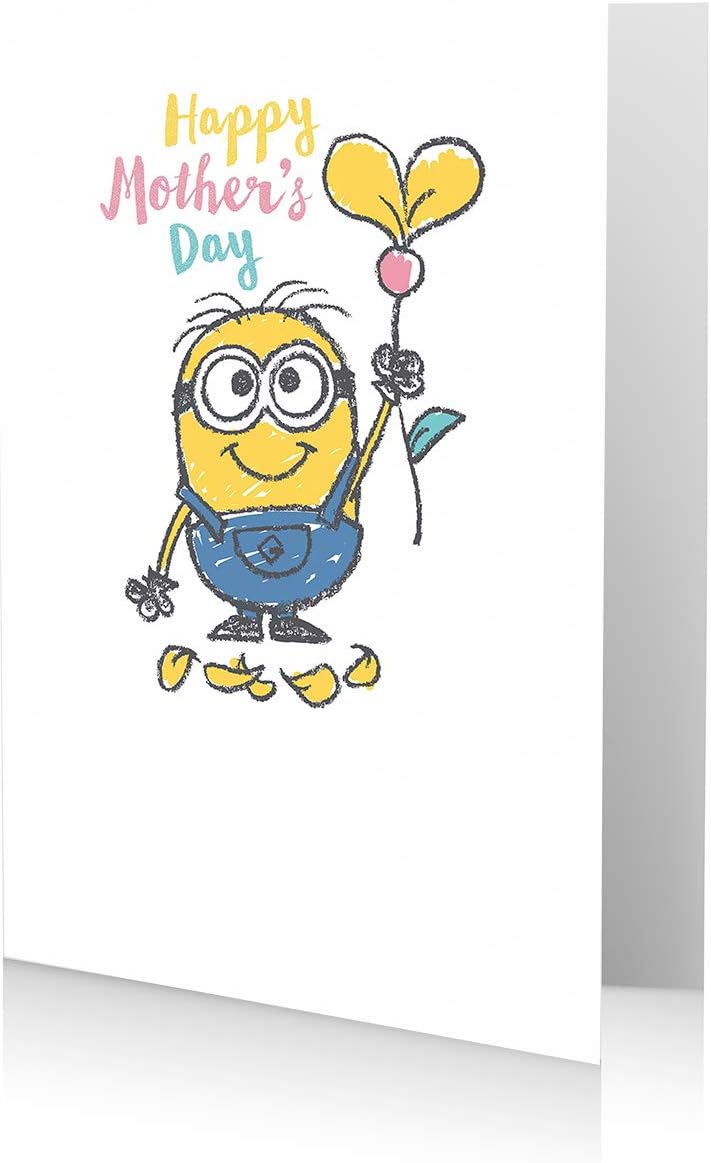 Danilo Promotions Official Minion 'I Love You a Bunch!' Mother's Day Card, Multi
