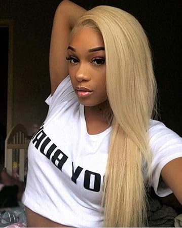 Buy Rongduoyi Synthetic Lace Front Wig Long Silky Straight Mix