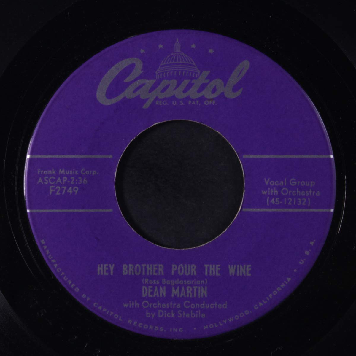 Dean Martin Hey Brother Pour The Wine