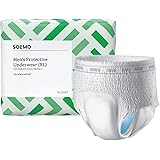 Amazon Brand - Solimo Incontinence Underwear for Men, Maximum Absorbency, Extra Large, 48 count, 3 Packs of 16