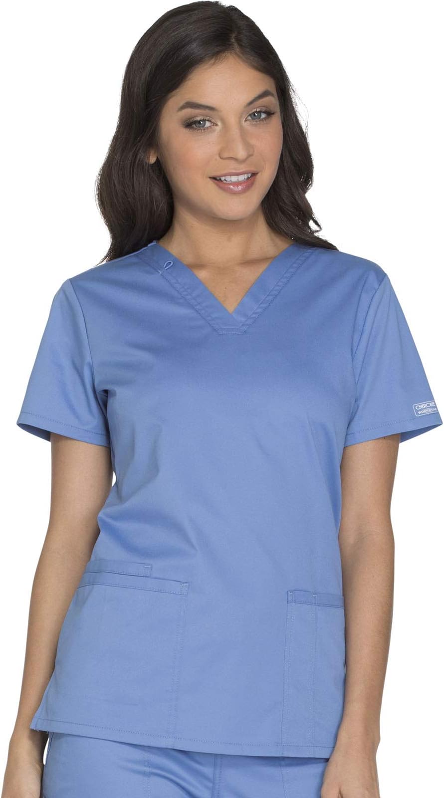 Workwear Core Stretch Women Scrubs Top V-Neck WW630