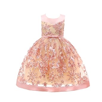 TIFIY Mädchen Kleid Blumen Princess Kleid Brautjungfer Pageant Kleid Geburtstag Baby Party Hochzeitskleid