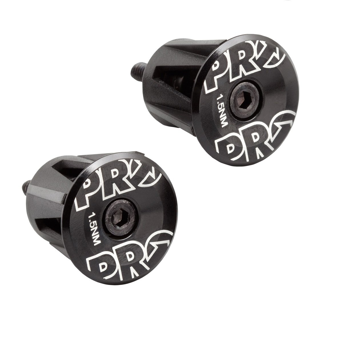 PRO Anodized alloy - black Handlebar End Plugs - black, one-size