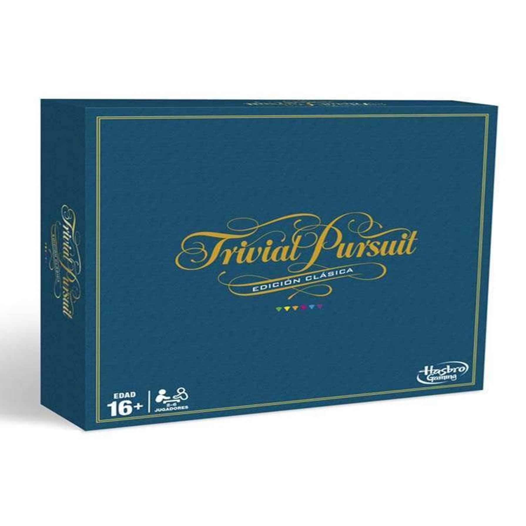 Hasbro Classic Trivial Pursuit (Portuguese Version) - Board Game, 1 Player, Age 16+