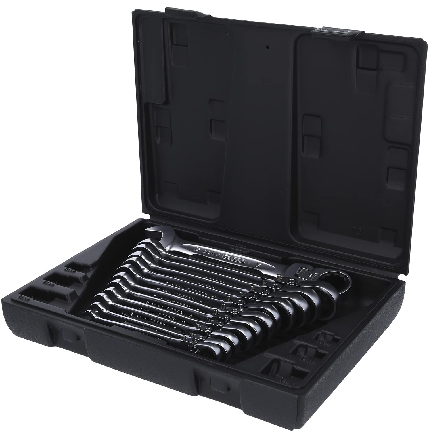 KS Tools 503.4865 Gear+ Flex Head Comb Spanner Set (12 Pieces)