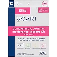 UCARI Pet Sensitivity Test | Screens for 1000+ Intolerances | Food & Environment Analysis | Painless Home Test Hair Sample Me
