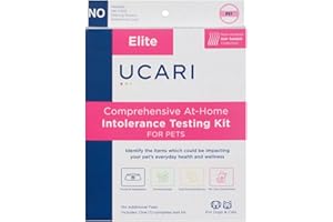 UCARI Pet Sensitivity Test | Screens for 1000+ Intolerances | Food & Environment Analysis | Painless Home Test Hair Sample Me