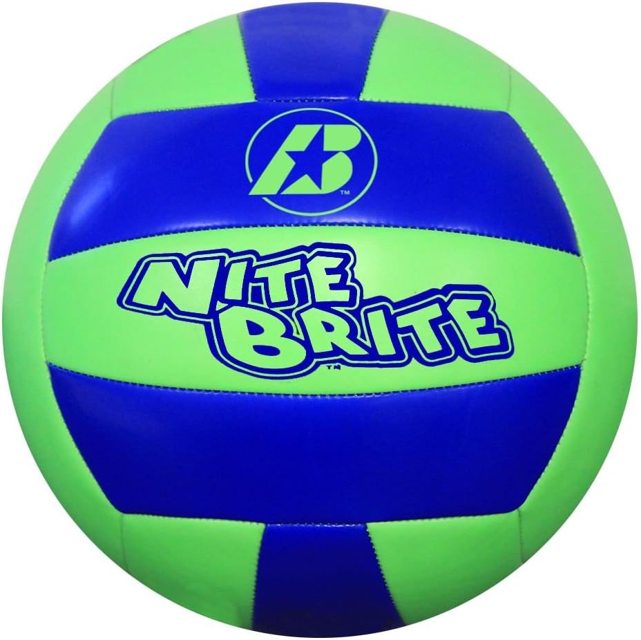 Baden Nite Brite Official Size 5 Cushioned Glow-in-the-Dark Volleyball
