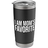 I Am Mom's Favorite Funny Mom Kids Stainless Steel Insulated Tumbler