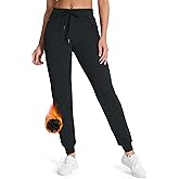 SEVEGO Women's 31"/33"/35" Inseam Tall Joggers Fleece Lined Sweatpants Water Resistant Thermal Athletic Running Pockets