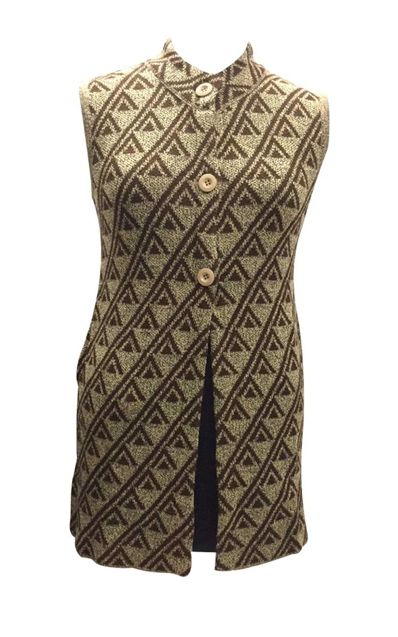 woolly women's and girls sleeveless coat for winter-rs1942