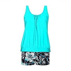 Tankini Swimsuits for Women Tummy Control Blouson