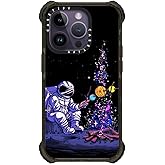 CASETiFY Ultra Impact iPhone 14 Pro Case [5X Military Grade Drop Tested / 11.5ft Drop Protection] - Moon Camping - Clear Black