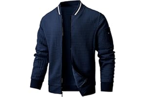 Wizoat Mens Casual Jacket Lightweight Jacket Varsity Coat