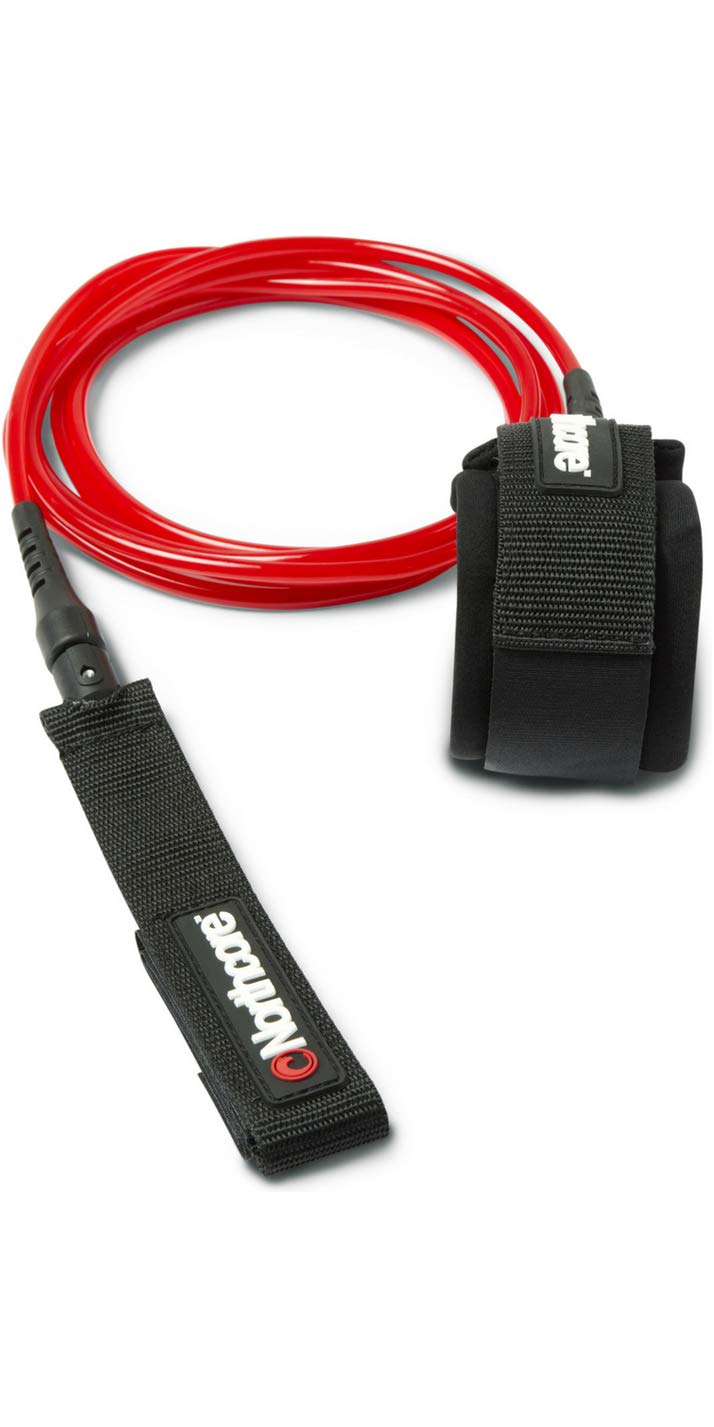Northcore Surfing and Watersports Accessories - 6mm Surfboard Leash/Strap 6FT - Red