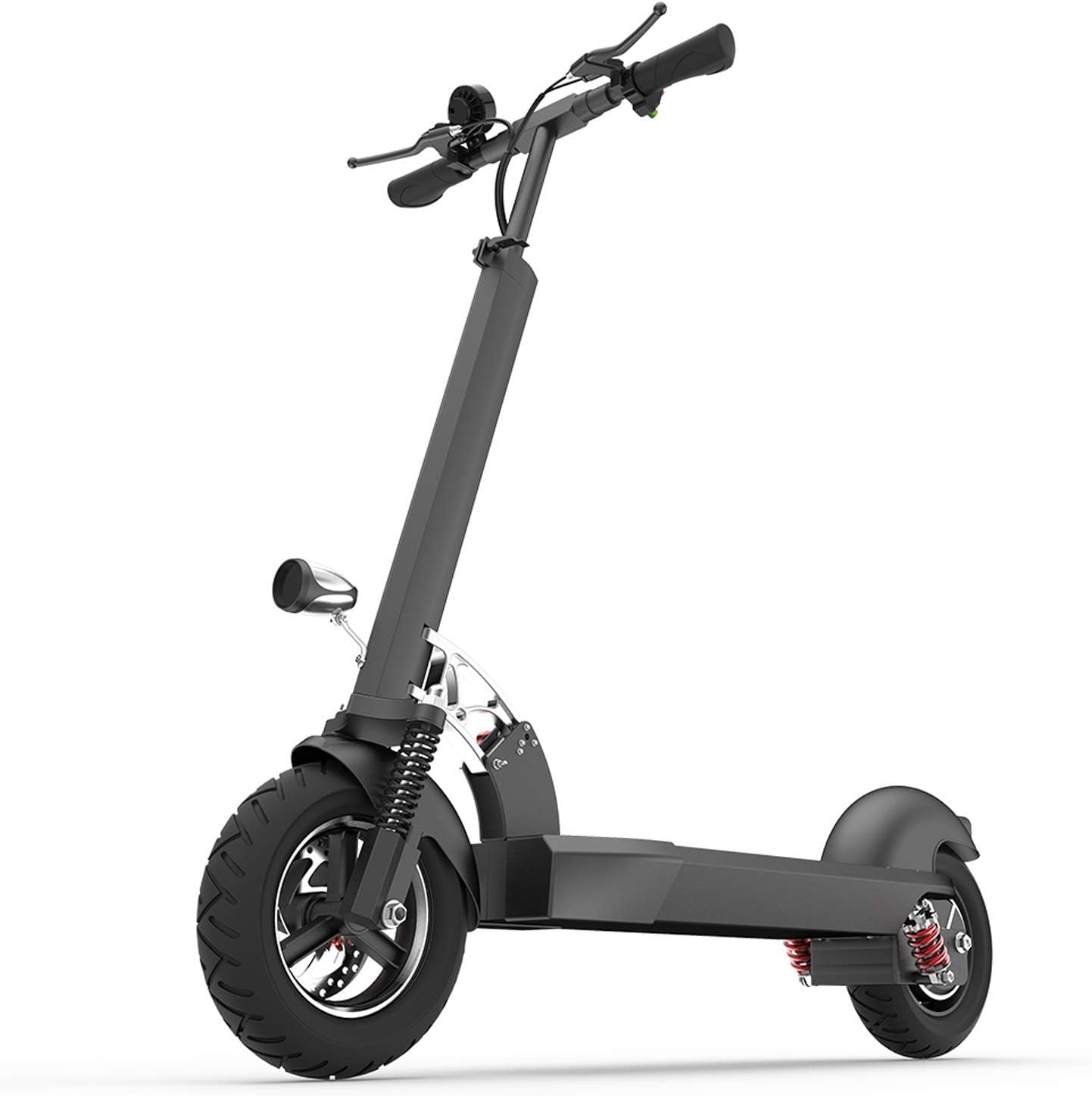 Urcar Electric Scooter, 400W Adult Ebike Folding with Monitor 10 Inch Tire Load 200kg Max Speed 35km/h Suitable For Street Commute Countryside Travel,seat