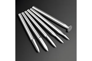 BAIQI Wood Carving Tools,Five or Six Different Drill Bits, DIY Carving Crafts Shape,3mm Shank Diameter,Sturdy Steel Culpture Tools (Wood Engraving Knife)