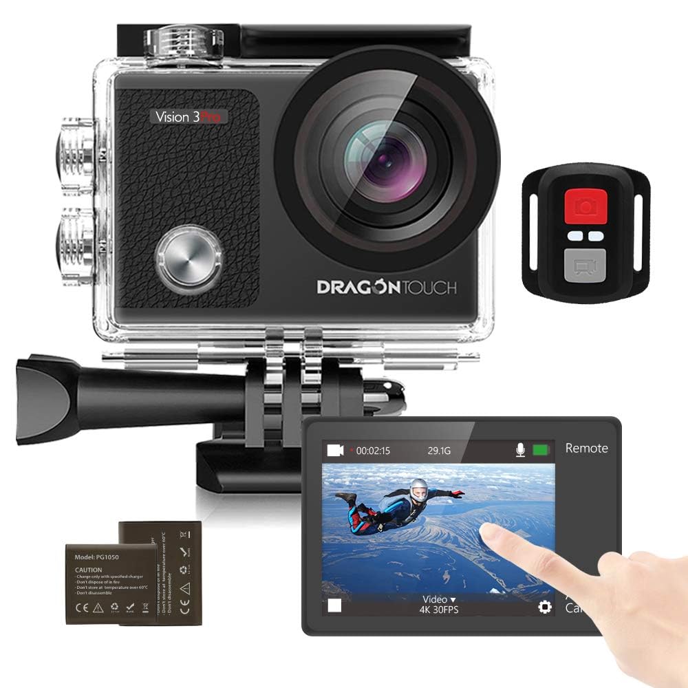 Mua 4K Underwater HD Action Camera, Vision 3 Pro Touch Screen 20MP ...