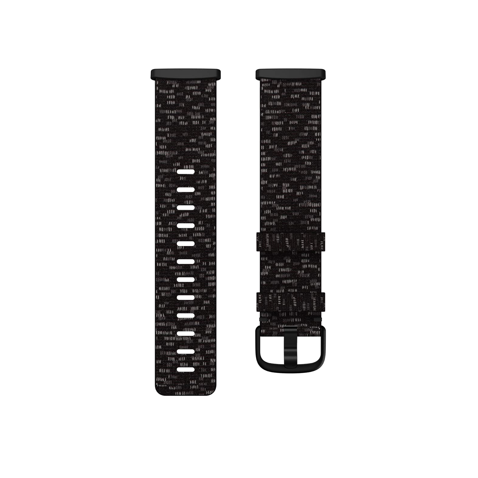 Genuine Fitbit 24mm Accessory Woven Strap Charcoal Small for Sense & Versa