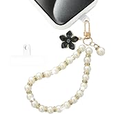 BERITNI Beaded Phone Charm Strap, Cute Wrist Strap, Hands-Free Cellphone Chain