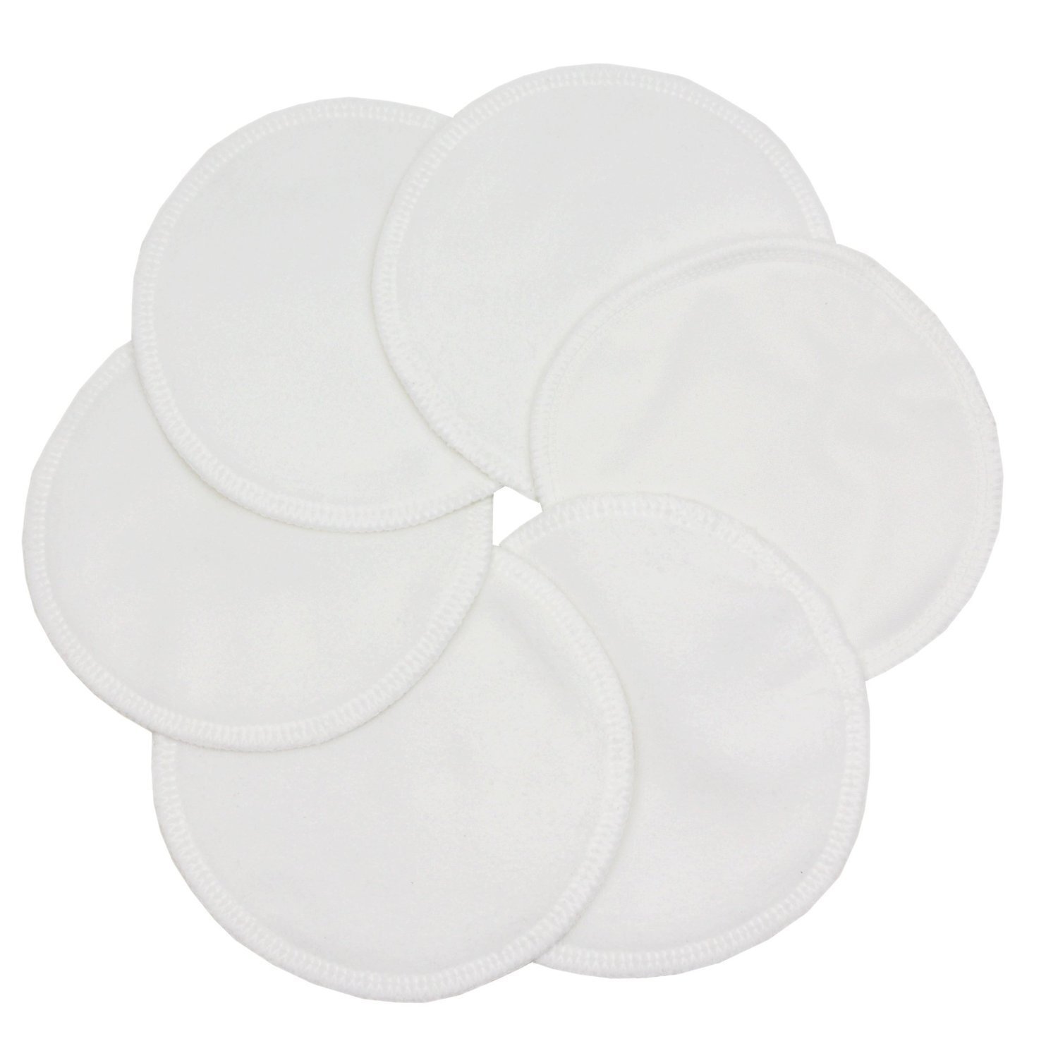 Imse Vimse Washable Nursing Pads Stay Dry 3 Pairs White
