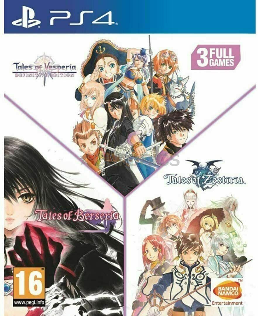 BANDAI NAMCO Entertainment 225644 Tales of Vesperia + Tales of Berseria + Tales of Zestiria Compilation,Black