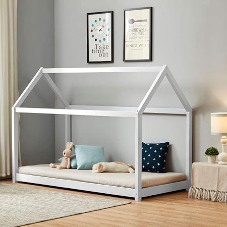 kids single house bed