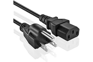 [UL Listed] OMNIHIL 8 Feet Long AC Power Cord Compatible with HFS Bill Money Counter Worldwide Currency Cash Counting Machine UV & MG Counterfeit